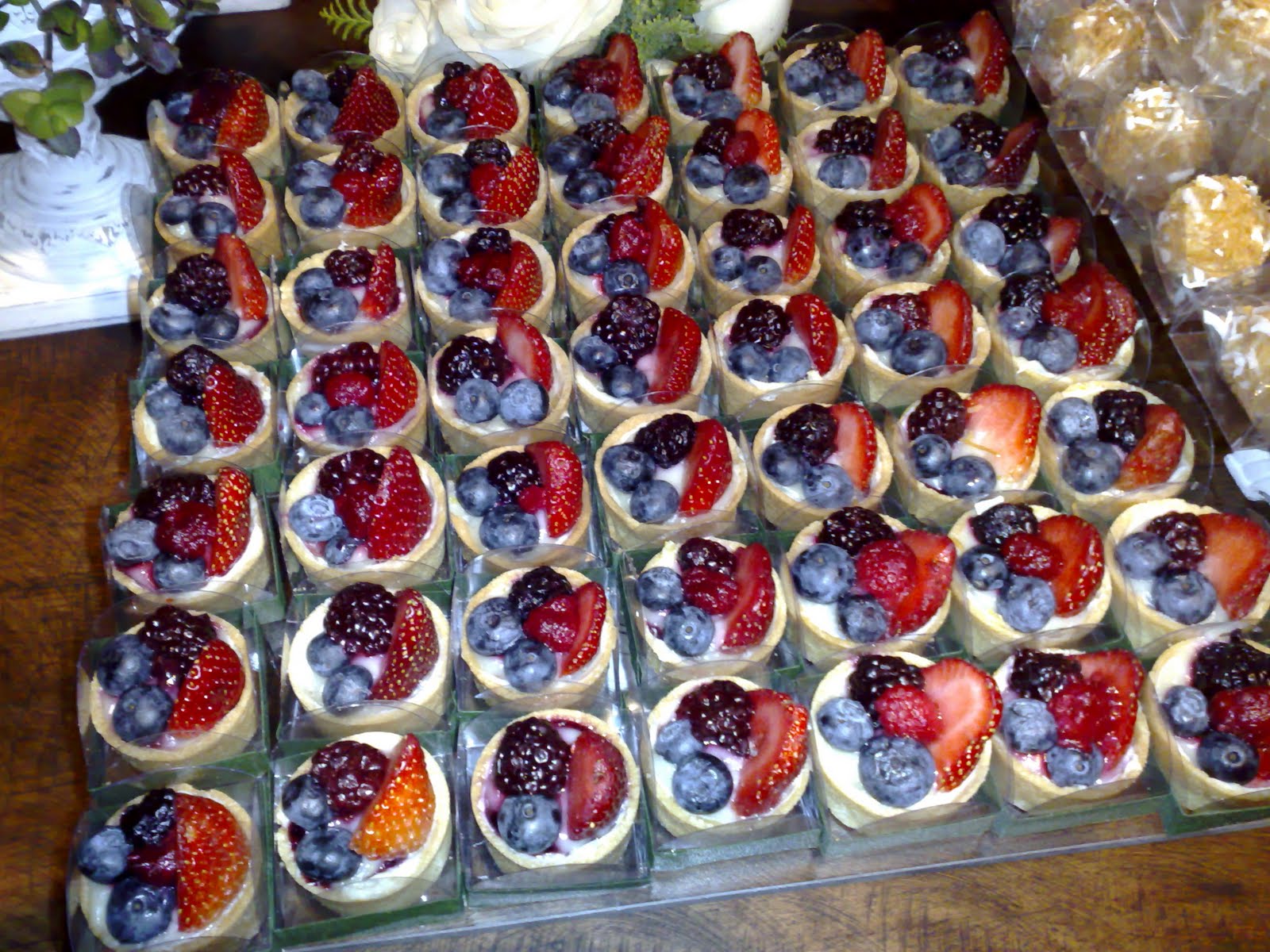 Tortinha de frutas vermelhas