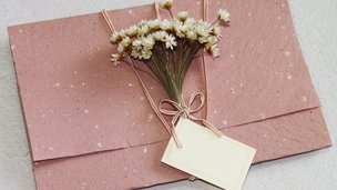 Convite papel reciclado Foto: ocasamenteiro.files.wordpress.com