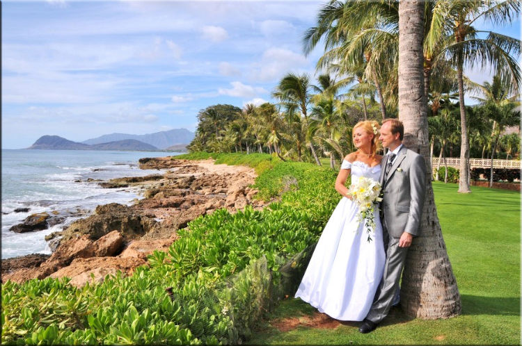 Luau wedding