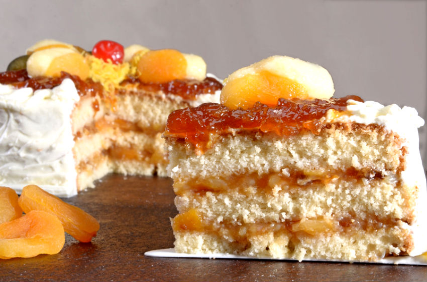 Recheio de doce de leite com damasco