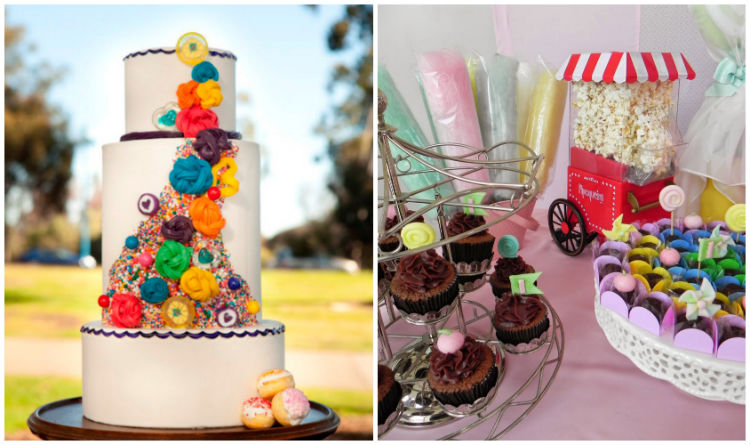 Buffet casamento parque de diversões