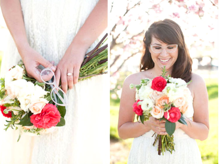 Combine o acessório com o buquê