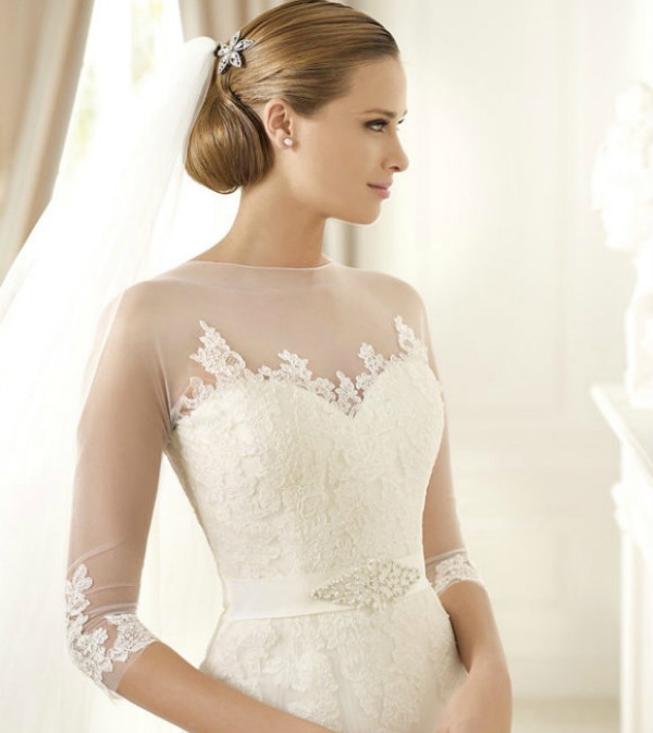 Vestido de mangas 3/4