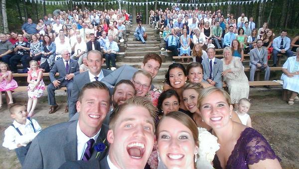 selfie com os convidados